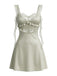 Green 1950s Lace Satin Nightgown