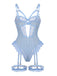1950s Lace Cutout Garter Bodysuit Lingerie Set
