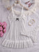 Black 1950s Polka Dot Nightgown 10