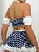 1930s Plaid Lace Mesh Nightgown 3