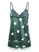 1950s Polka Dot Lace Camisole Sleepwear