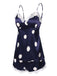 1950s Polka Dot Lace Camisole Sleepwear