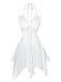 1950s Butterfly Wing Lace-Up Halter Nightgown