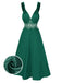 [Pre-Sale] Green 1930s Solid Lace Satin Nightgown