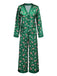 [Pre-Sale] Green 1970s Christmas Candy Cane Pajama Set