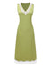 [Pre-Sale] Chartreuse 1970s Satin Lace Nightgown