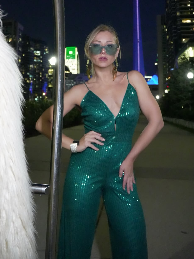 1930s Solid Shiny Slip Vintage Jumpsuit