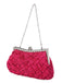 Satin Woven Diamond Evening Bag - vintage fashion, retro style