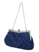 Satin Woven Diamond Evening Bag - vintage fashion, retro style