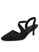 Vintage Shimmer Pointed Toe Kitten Heel Office Shoes - vintage shoes, retro heels