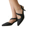 Vintage Shimmer Pointed Toe Kitten Heel Office Shoes - vintage shoes, retro heels
