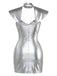 Silver 1960s Futuristic Metallic Space Costume, vintage fashion, retro style - perfect for women who love vintage and retro fashion