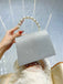 Silver Vintage Rhinestone Glitter Faux Pearl Handbag | vintage fashion, retro style, classic elegance - perfect for retro fashion enthusiasts