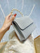 Silver Vintage Rhinestone Glitter Faux Pearl Handbag | vintage fashion, retro style, classic elegance - perfect for retro fashion enthusiasts