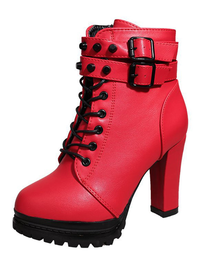 This Solid Leather Pointed High Heels Boots whispers vintage secrets to those who notice