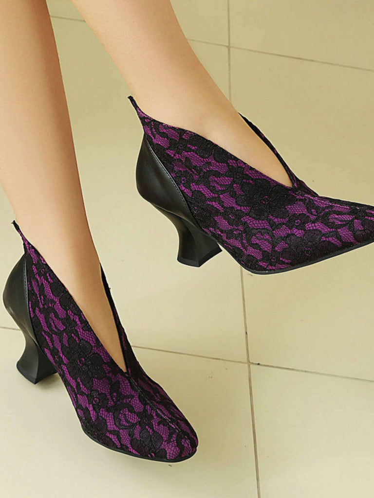 Pumps Square Toe Shoes 6
