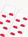 Valentine Heart Lip High-Thigh Socks — vintage style that transcends decades