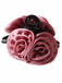 Valentine's Day 3D Floral Satin Hair Claw Clip - vintage fashion, retro style