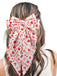 Valentine's Day Heart Print Bow Hairpin - vintage fashion, retro style