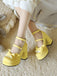 Bow Patchwork Vintage Classic Shoes 18
