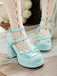 Bow Patchwork Vintage Classic Shoes 6