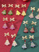 Vintage Bowknot Christmas Tree Dangle Earrings - vintage fashion, retro style
