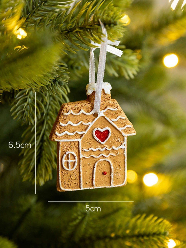 Vintage Christmas Gingerbread Man Ornaments - vintage fashion, retro style
