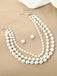 Vintage Cluster Pearl Earrings & Necklaces Set, vintage fashion, retro style - perfect for women who love vintage and retro fashion