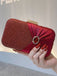 Vintage Crystal Glitter Satin Clutch Bag - vintage fashion, retro style