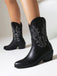 Vintage Embroidered Chunky Heel Cowboy Boots — 1950s vintage charm for her modern wardrobe