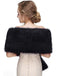 This Vintage Faux Fur Cape Scarf is her armor of 1950s elegance