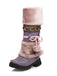 Vintage Faux Fur Pom-Pom Winter Snow Boots - vintage fashion, retro style