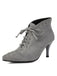 Vintage Faux Suede Pointed-Toe High Heels - vintage shoes, retro heels