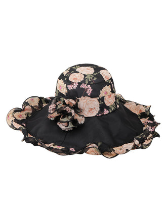 Vintage Foldable Sun Hat - vintage fashion, retro style