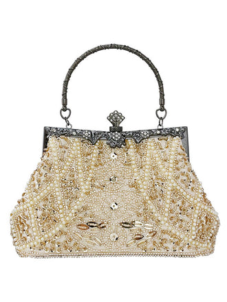 Vintage Glittler Sequin Beaded Handbag, vintage bag, retro purse - perfect for women who love vintage and retro fashion