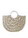 Vintage Handwoven Straw Beach Tote Bag - vintage fashion, retro style