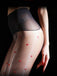 Vintage Heart Dots High-Waisted Pantyhose - vintage fashion, retro style