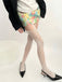 Vintage Lace Solid Suspender Pantyhose - vintage fashion, retro style