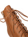 Vintage Lace-Up Kitten Heel Ankle Boots — 1950s vintage charm for her modern wardrobe