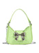 Vintage Leather Bow Handle Handbag — 1950s elegance in the palm of her hand