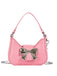 Vintage Leather Bow Handle Handbag — the 1950s finishing touch that makes her outfit sing