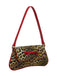 Vintage Leopard Print Single Shoulder Underarm Baguette Bag - vintage fashion, retro style