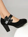 This Vintage Mary Jane Bow Chunky Heel Shoes whispers 1950s secrets to those who notice