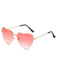 This Vintage Metal Heart Frame Sunglasses whispers 1950s secrets to those who notice