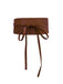 Vintage PU Leather Bow Wide Waistband - vintage fashion, retro style