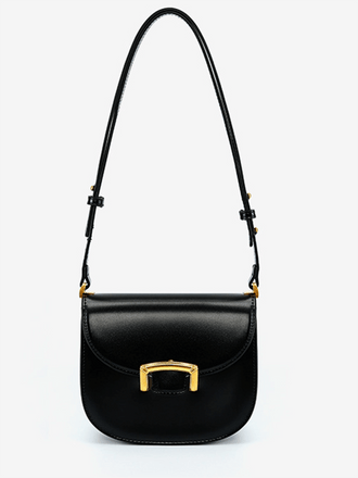 Vintage PU Leather Saddle Bag - vintage fashion, retro style