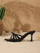 Vintage Patent Leather Strappy Bow High Heels | vintage fashion, retro style, classic elegance - perfect for retro fashion enthusiasts