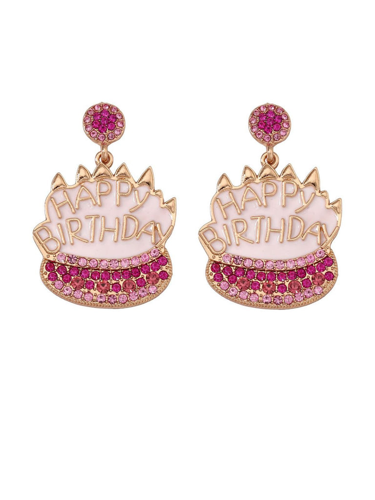 She adds this Vintage Rhinestone Birthday Cake Earrings and suddenly it's 1950s perfection