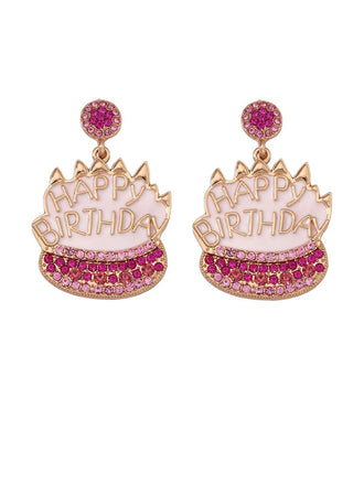She adds this Vintage Rhinestone Birthday Cake Earrings and suddenly it's 1950s perfection