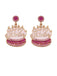 She adds this Vintage Rhinestone Birthday Cake Earrings and suddenly it's 1950s perfection